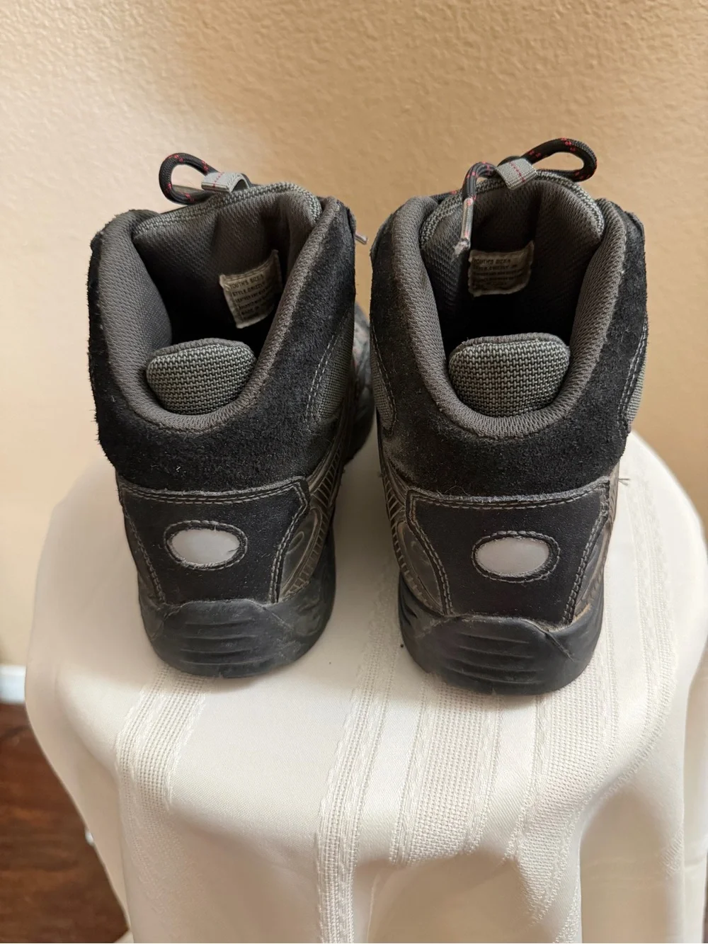 Kids Black & Gray Hiking Boots - Coleman